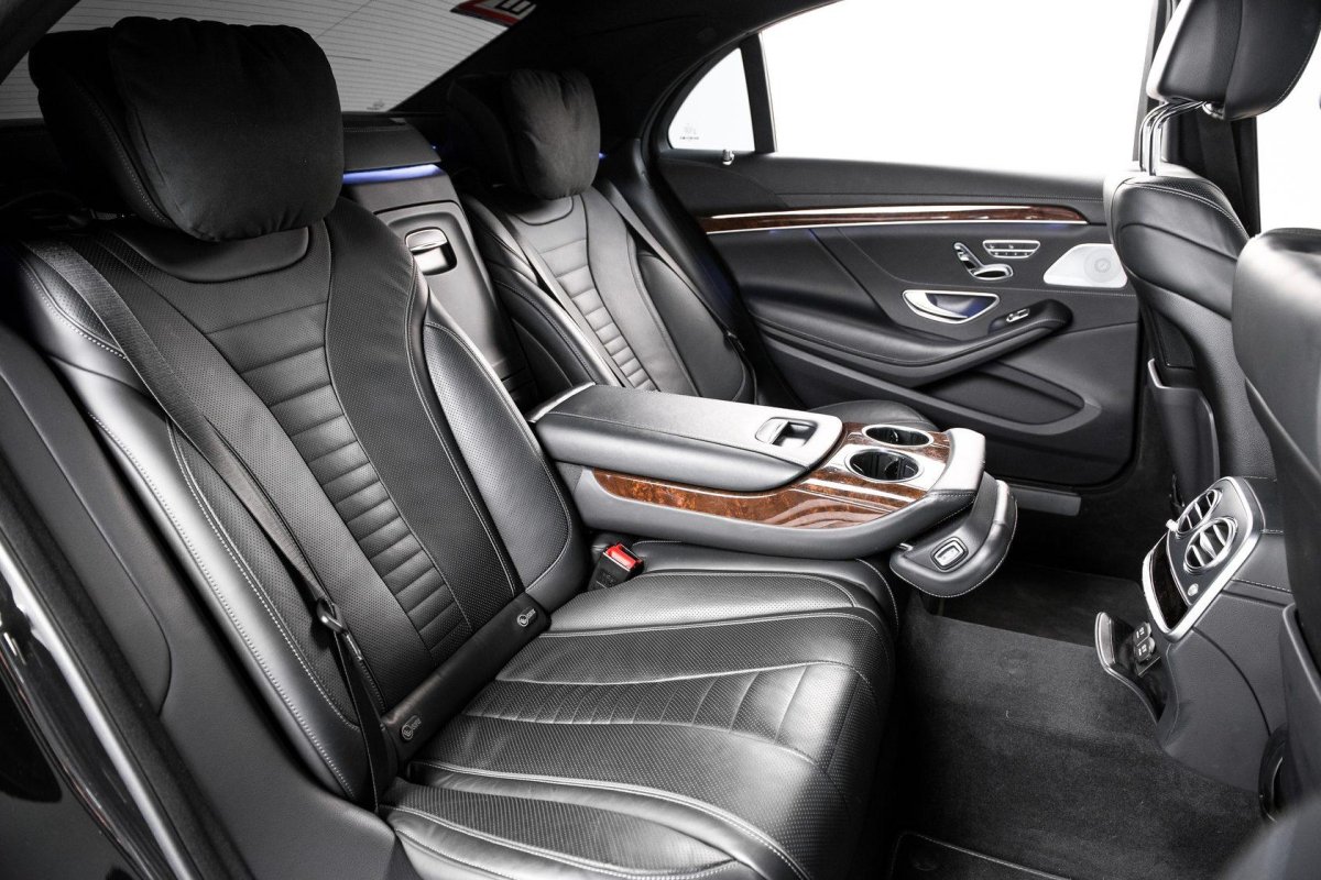 Mercedes s class w222 салон черный