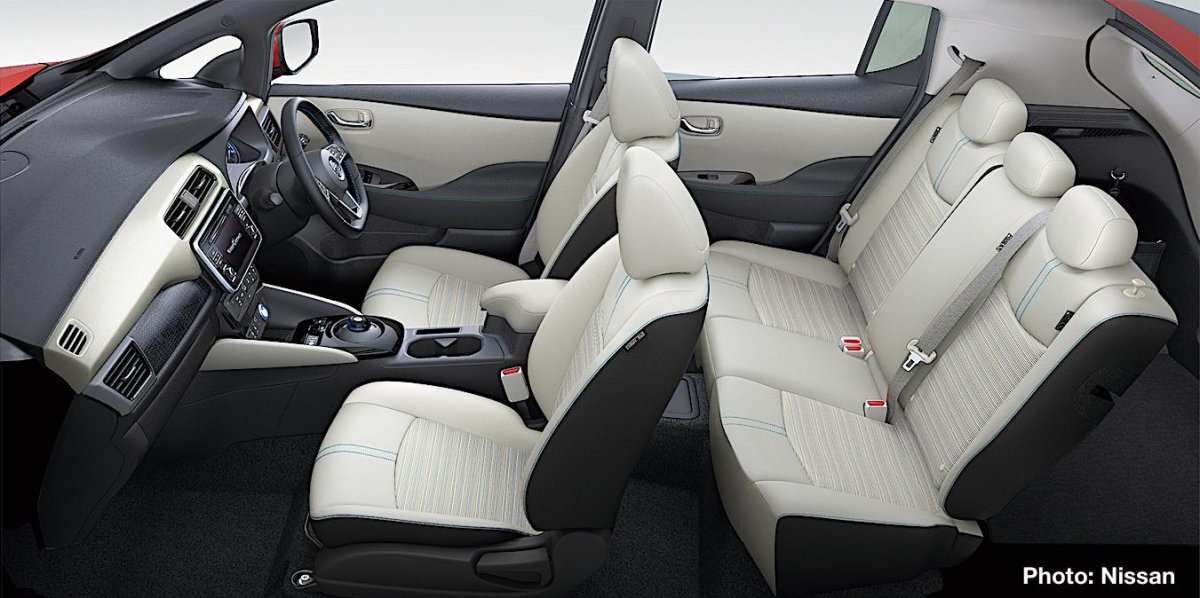 Nissan Leaf 2018 салон