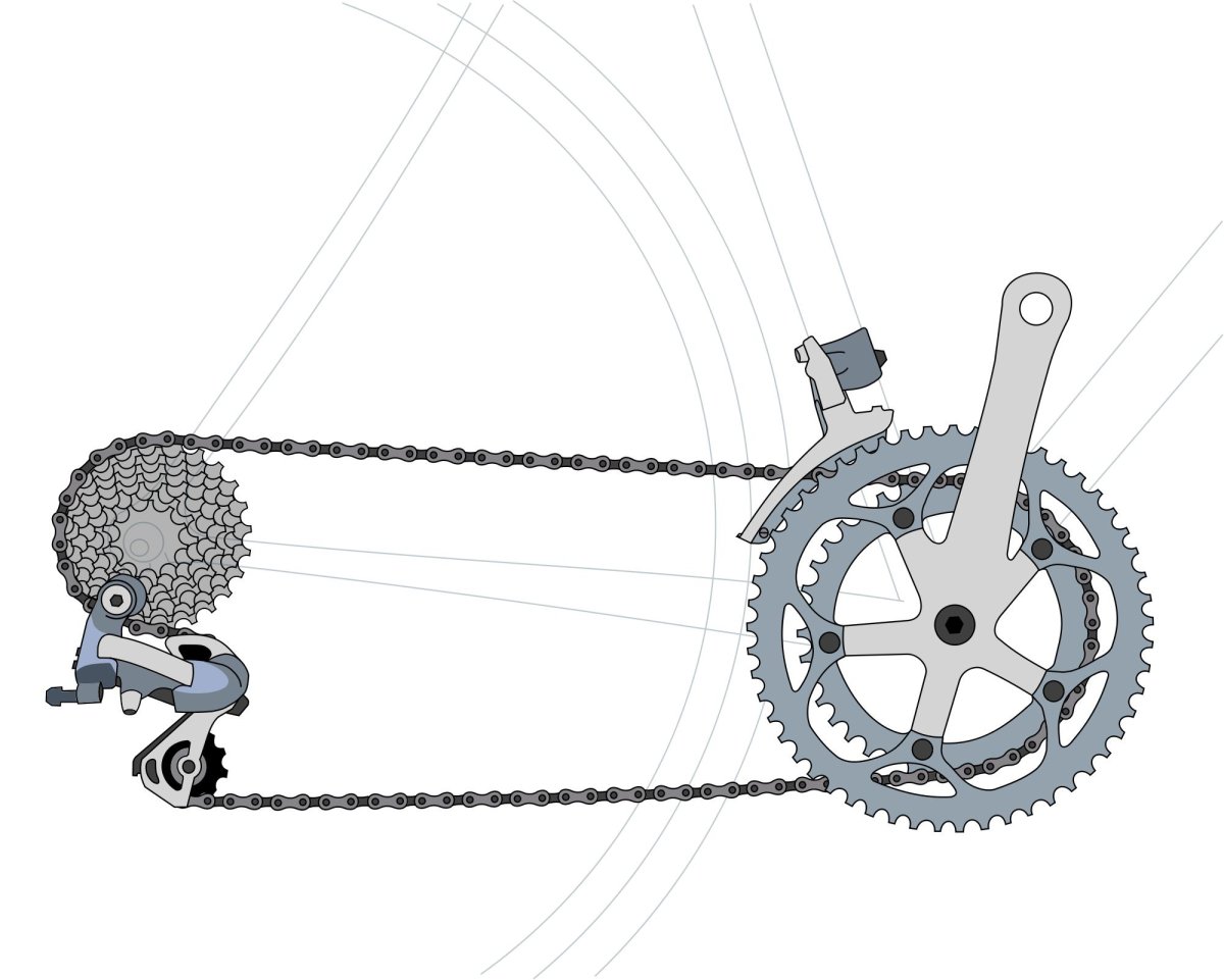 Трансмиссия горного велосипеда