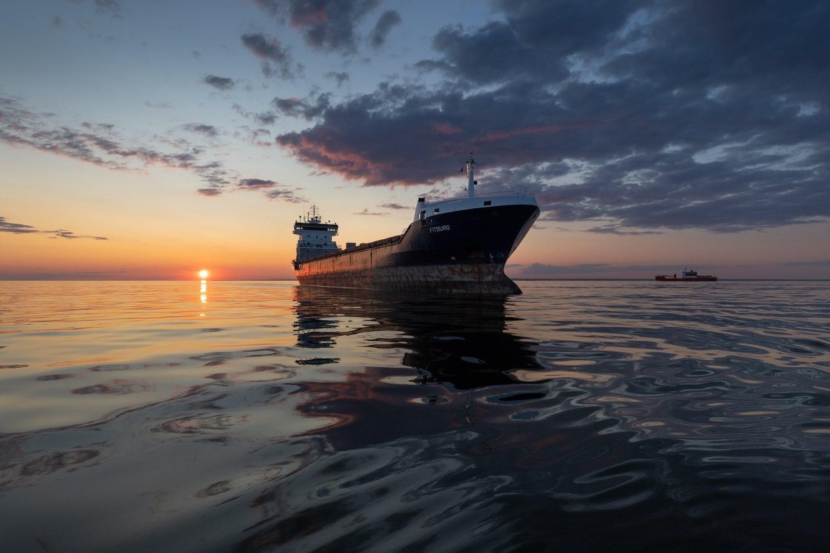 Парусник в финском заливе