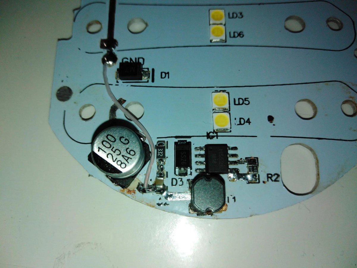 Плата ПТФ led