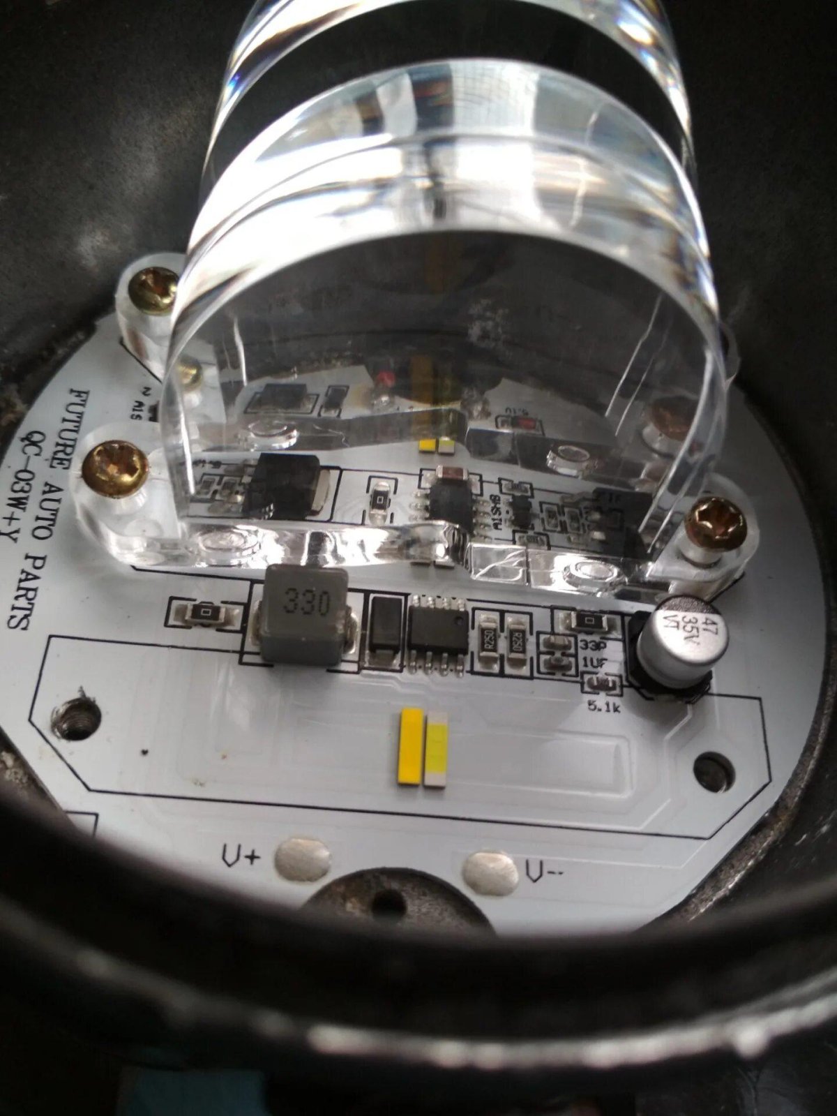 Разбор светодиодных ПТФ