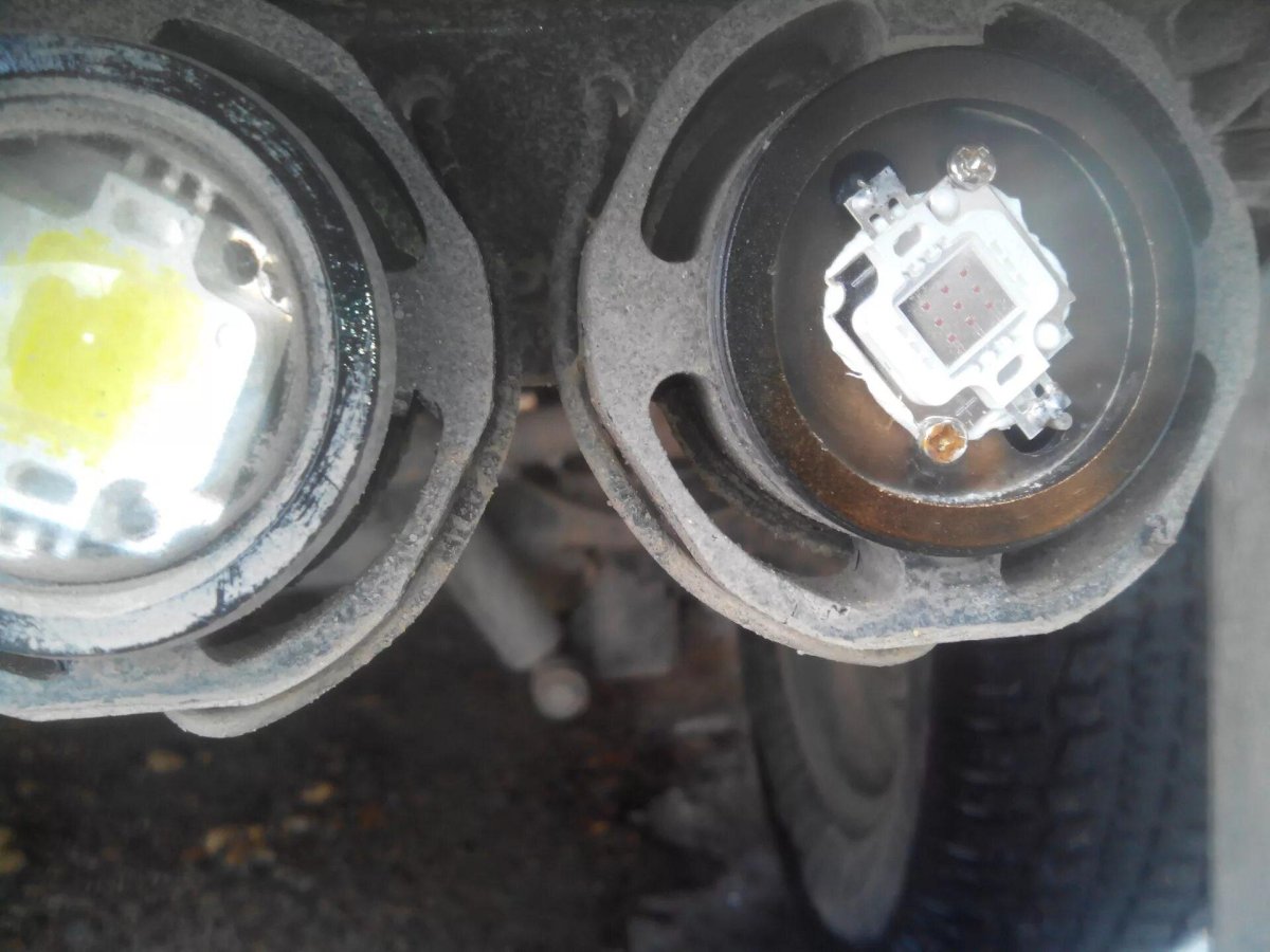 Светодиоды в ПТФ Тигго 5