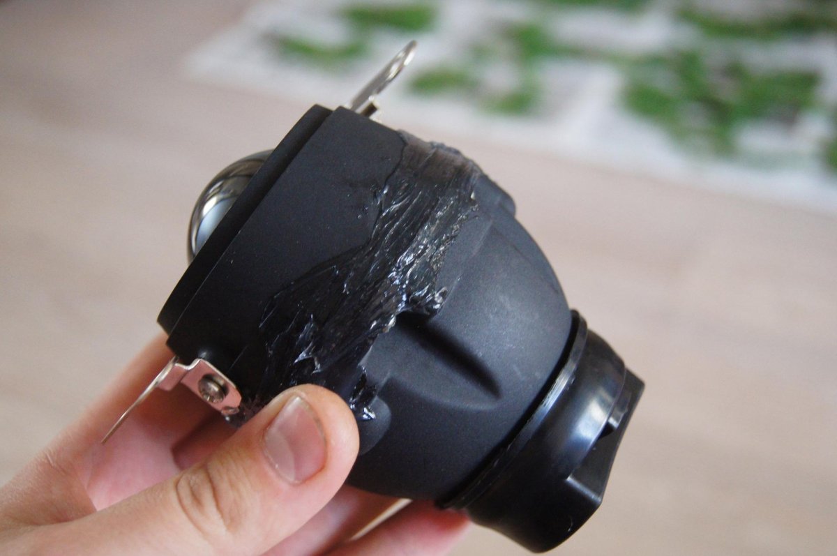 Герметизировать ПТФ сзади