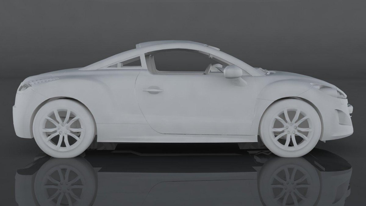 Макет подложки от Пежо RCZ