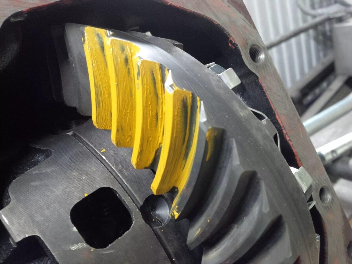 Пятно контакта шестерни