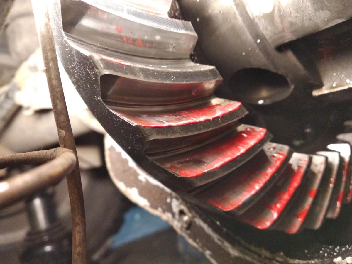 Пятно контакта главной пары УАЗ 469