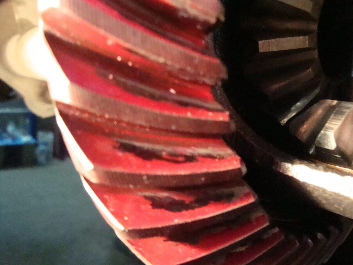 Пятно контакта главной пары редуктора МТЗ