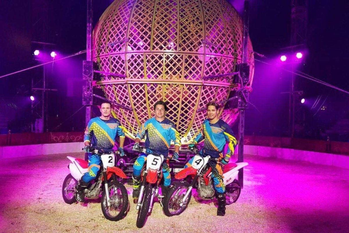 Цирковой мотоцикл