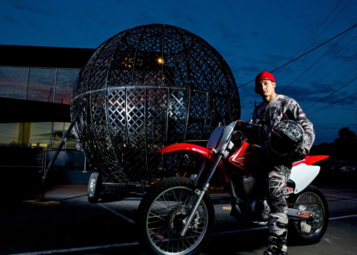 Цирковой мотоцикл