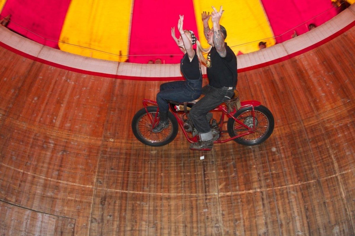 Мотоцикл в цирке