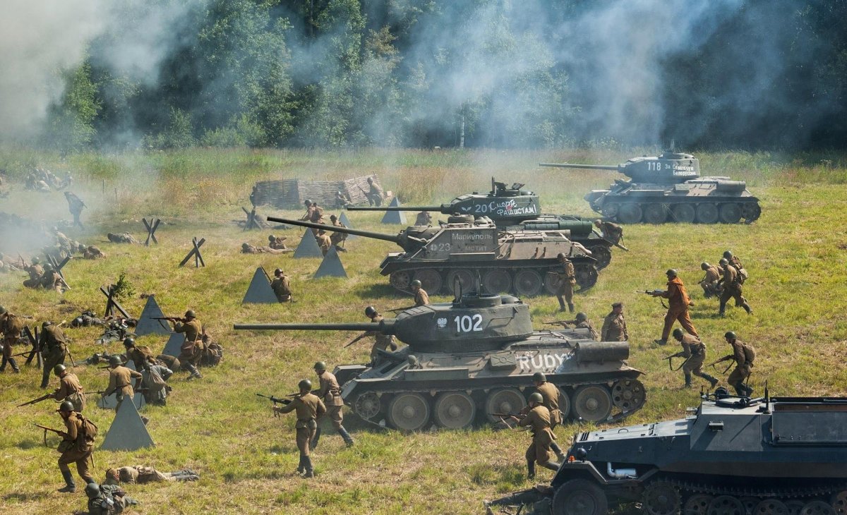 Реконструкция боя Великой Отечественной войны