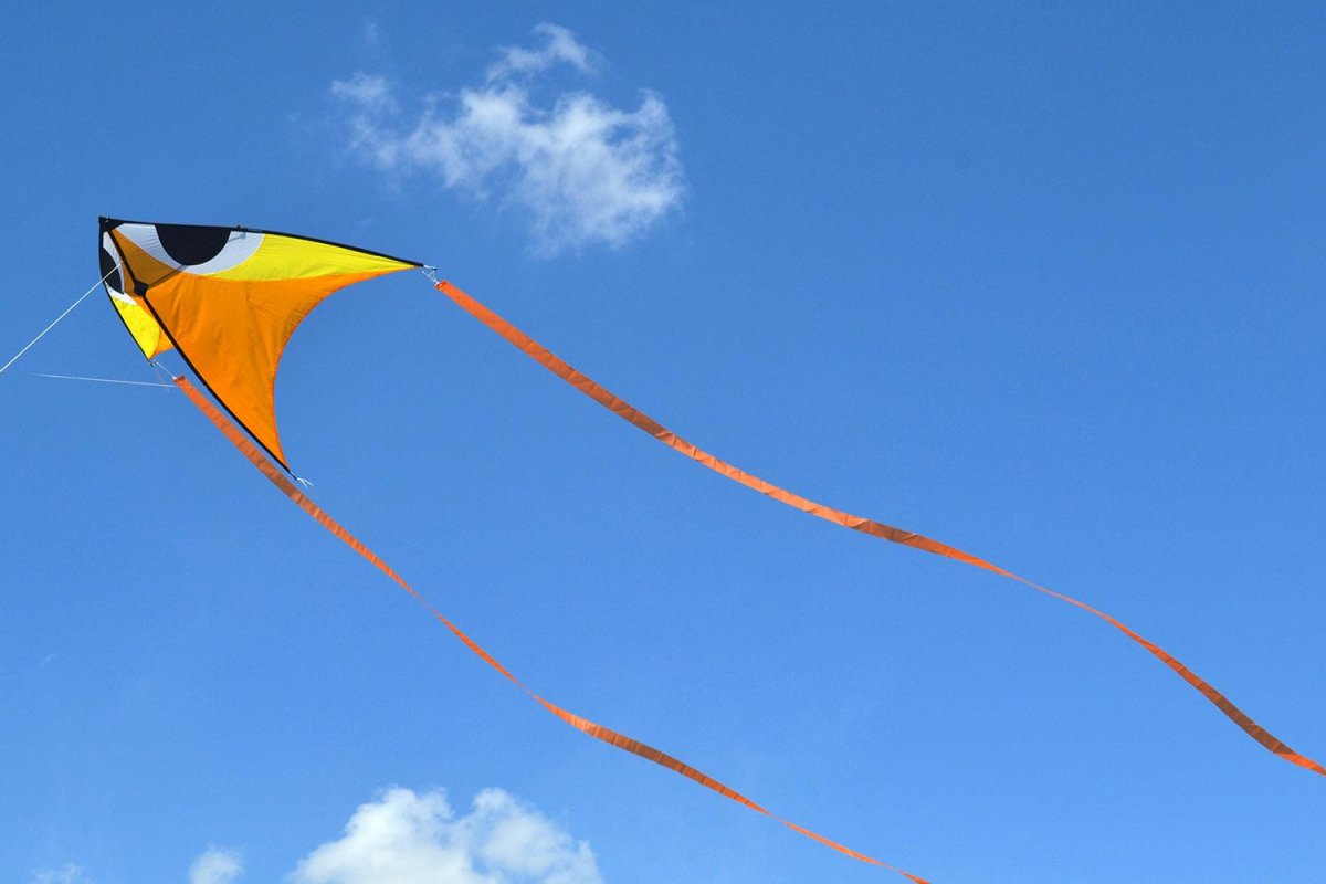 Воздушный змей оранжевый