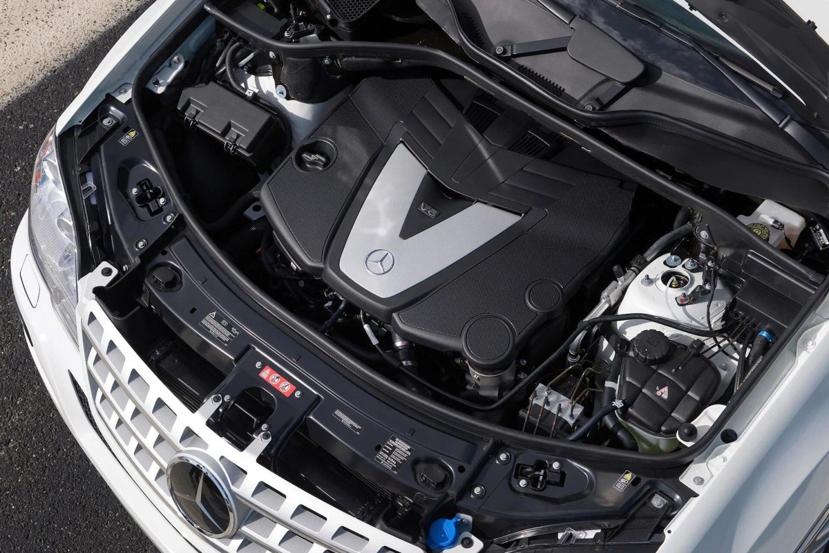 Мерседес мл 350 под капотом