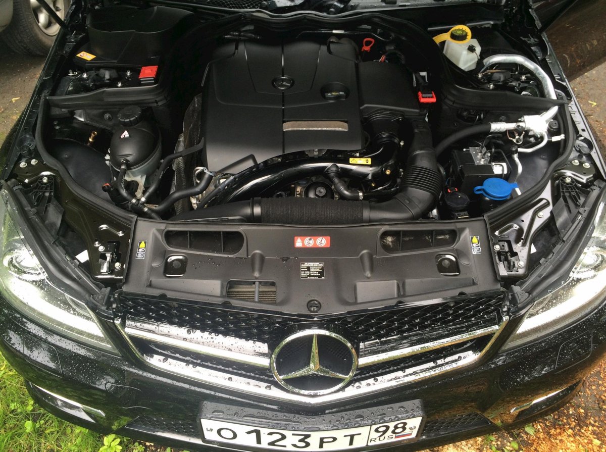Мерседес w204 под капотом