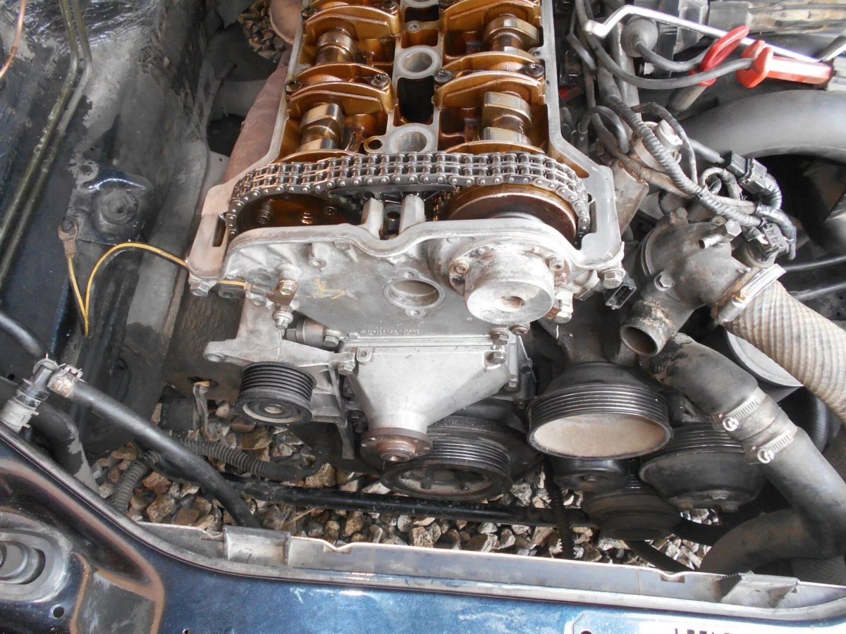 Мерседес м104 3.2 цепь