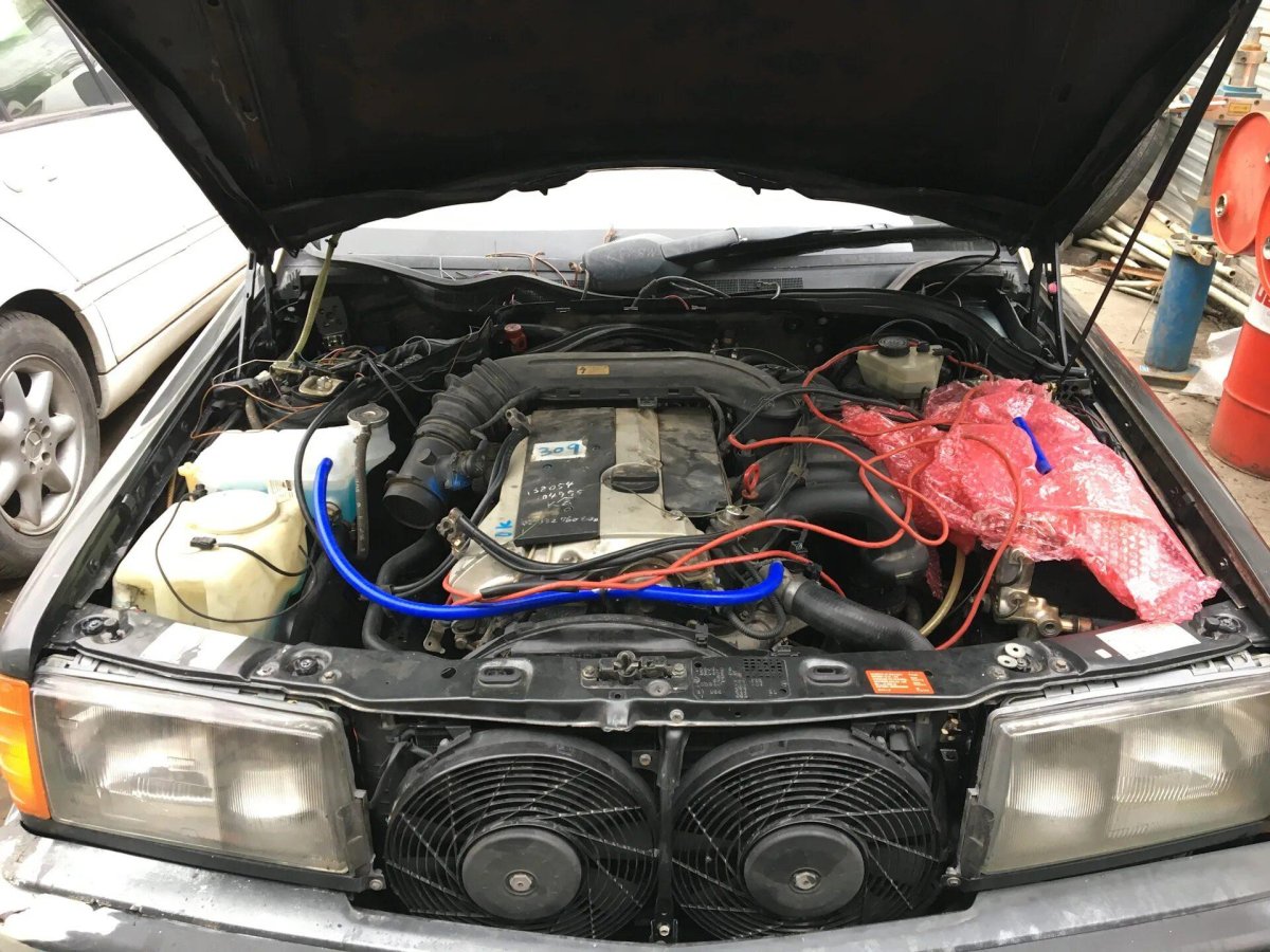 Свап м104 на Мерседес 190