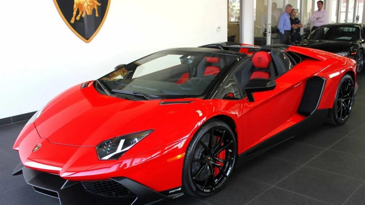 Ламборджини авентадор кабриолет