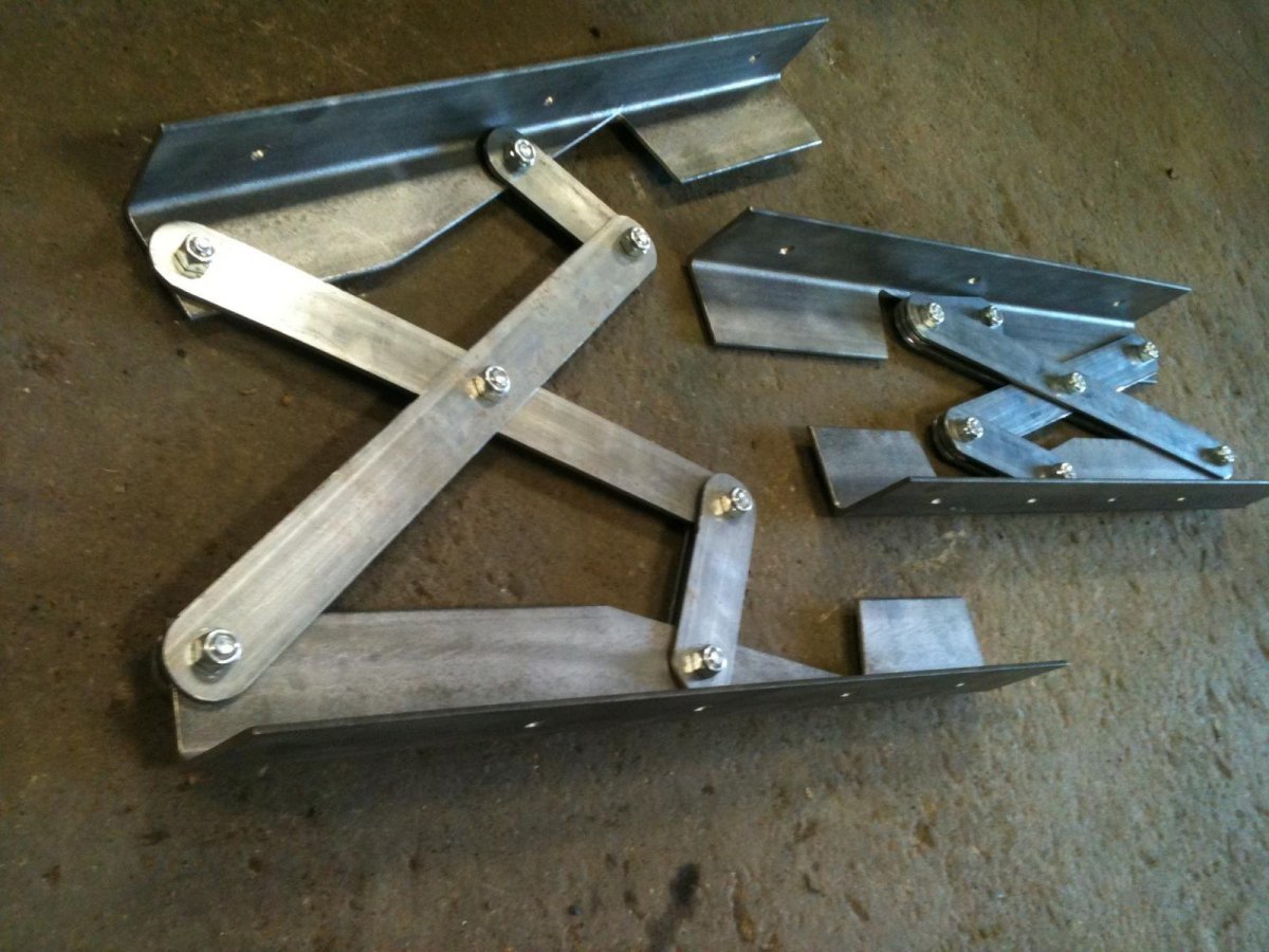 Механизм подъема крыши кемпера