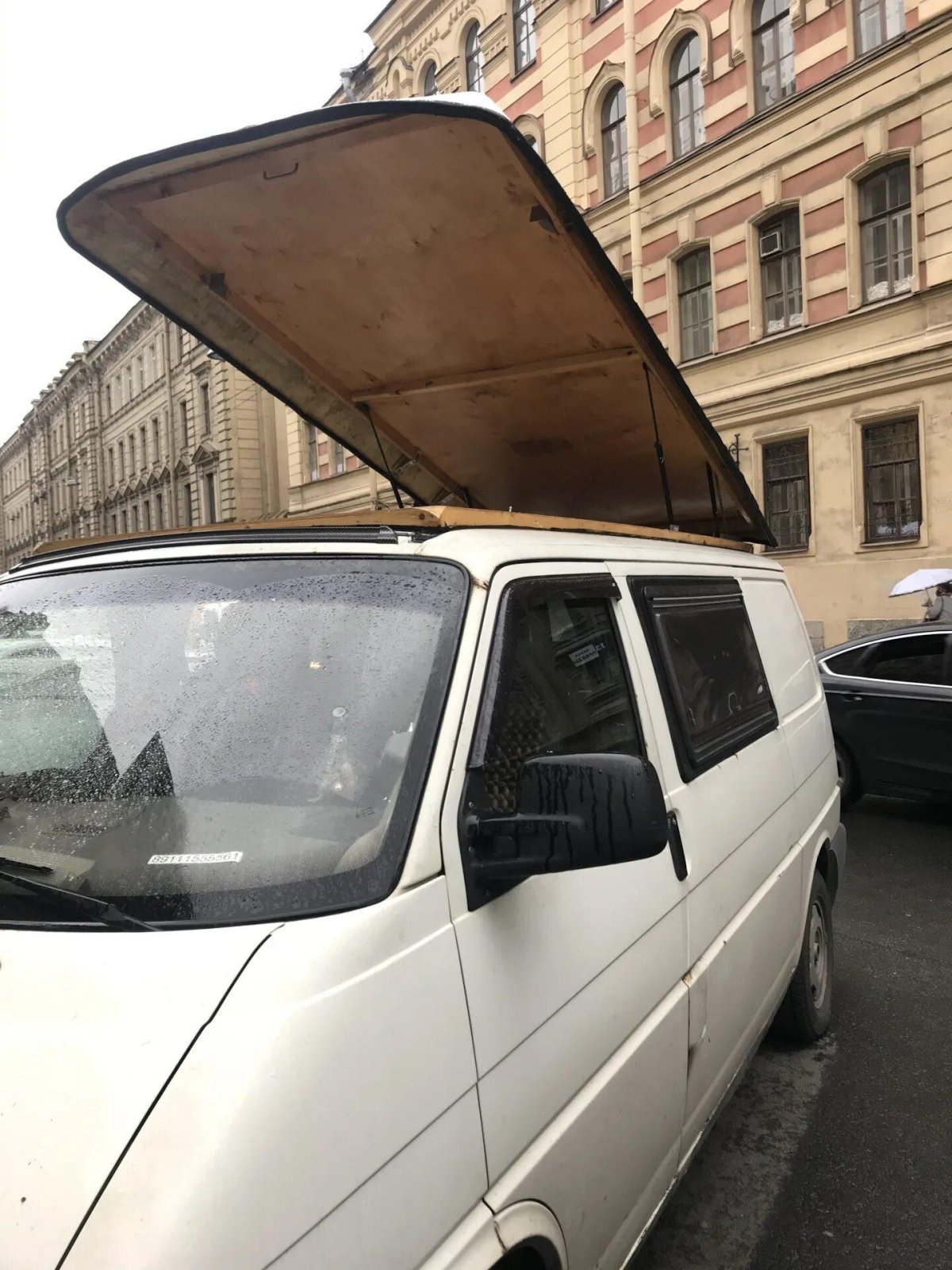 Подъемная крыша на т4