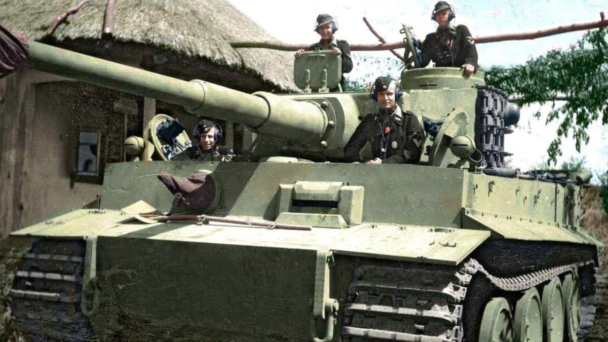 Тигры дивизии СС Лейбштандарт Харьков 1943