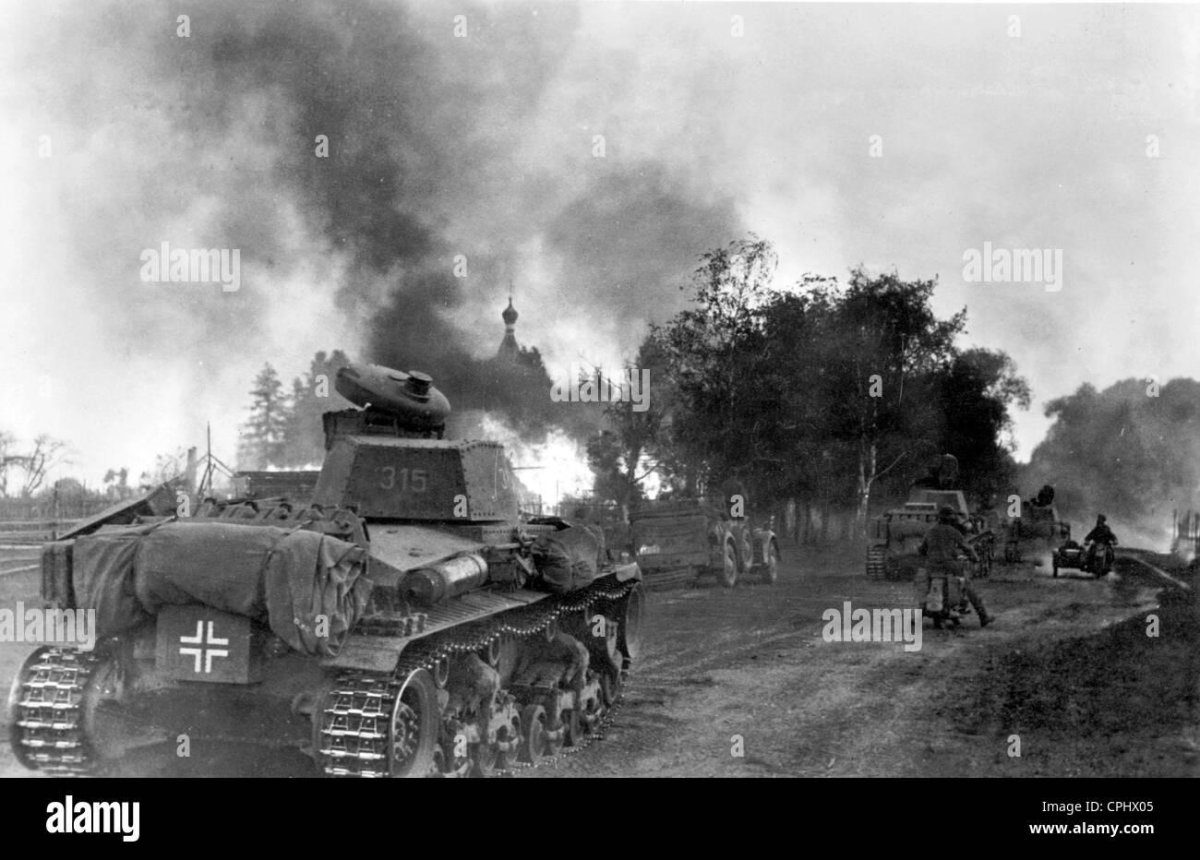 Наступление немцев 22 июня 1941