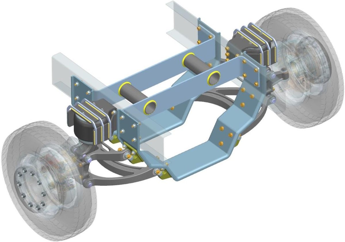 Передняя подвеска КАМАЗ 55115