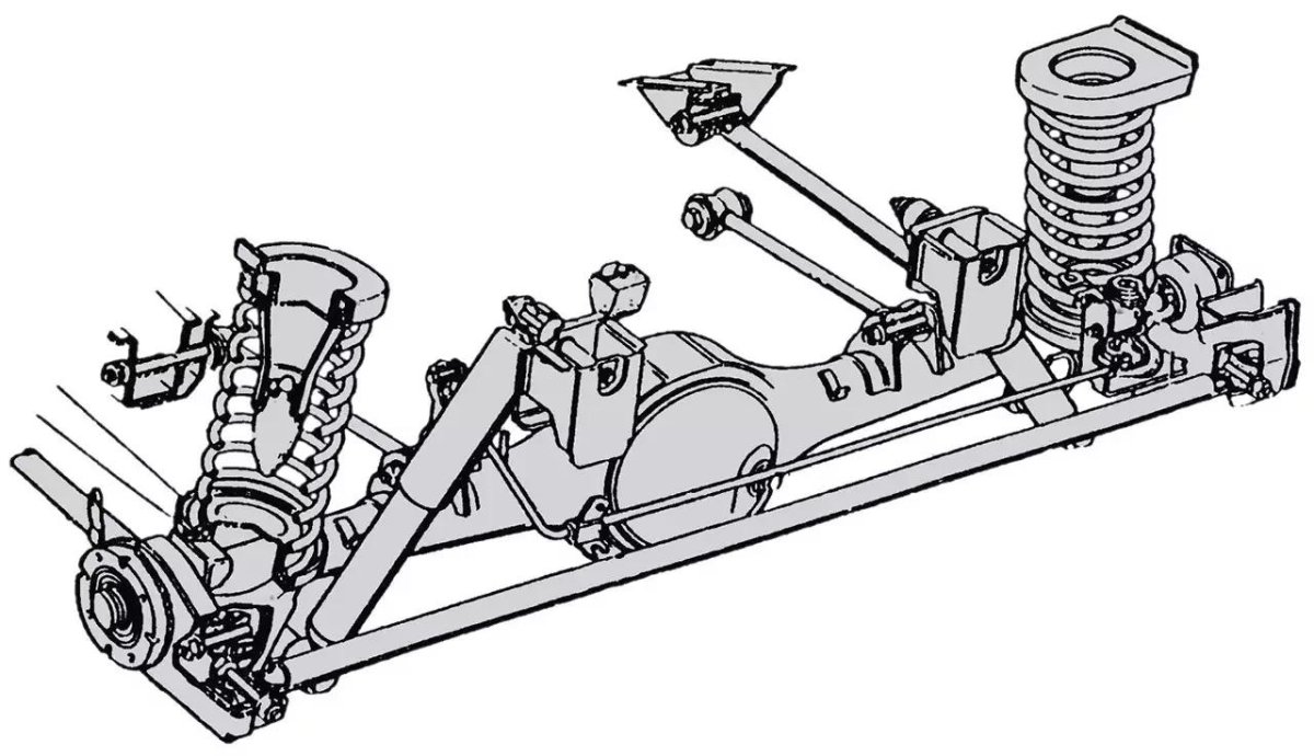Задняя подвеска Фиат 124