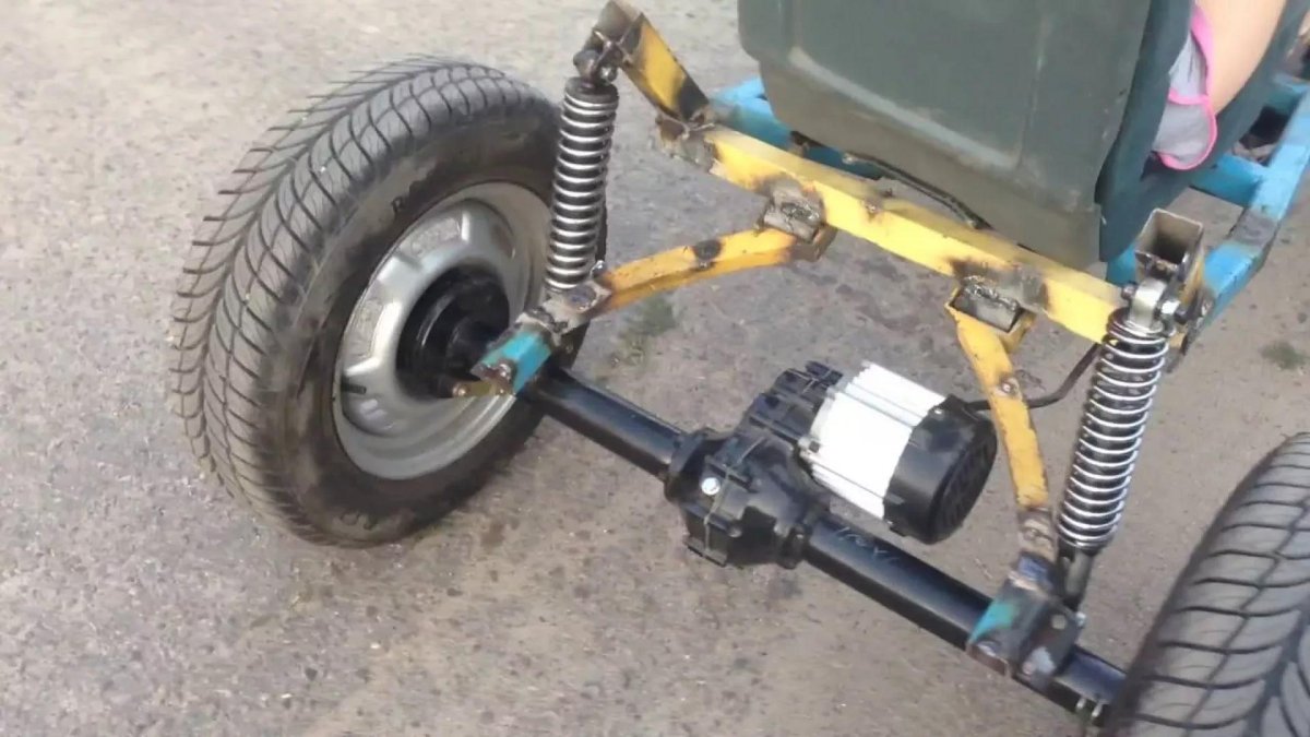 Электро трайк самодельный