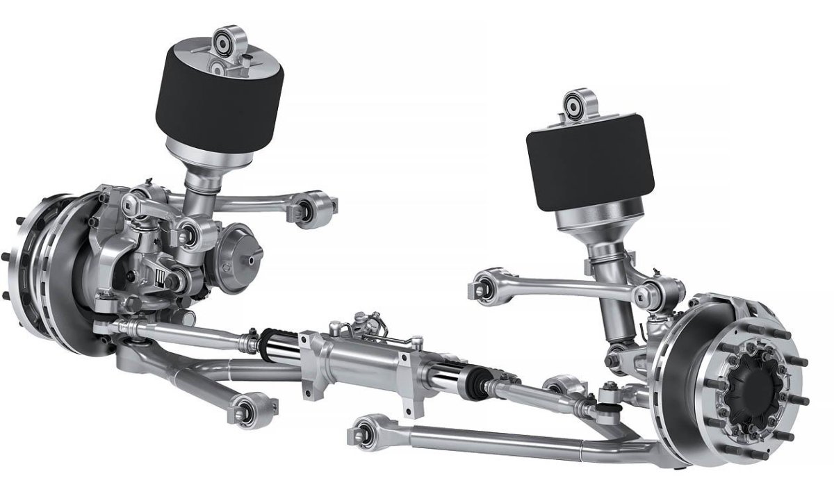 Независимая передняя подвеска тягача Вольво