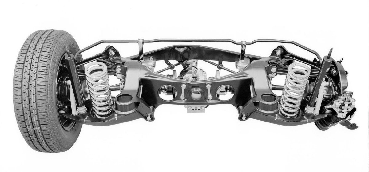 Задняя подвеска w124