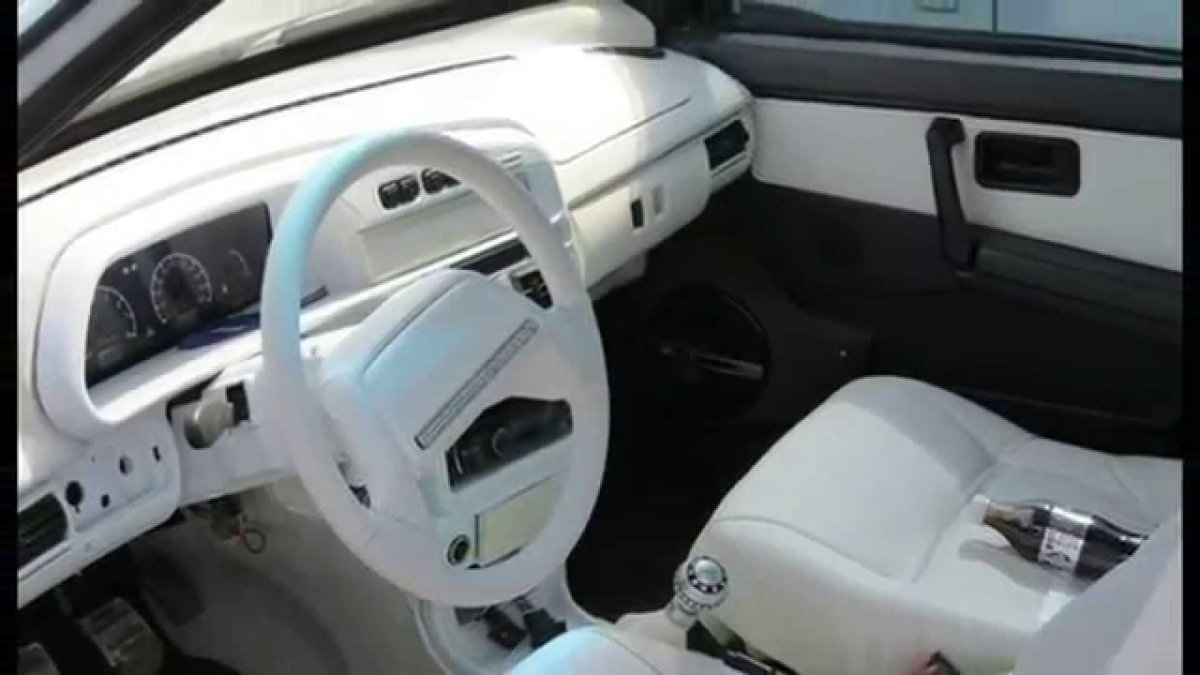 Белый салон ВАЗ 2114