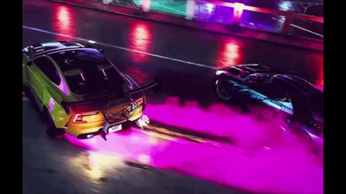 Неоновая машина