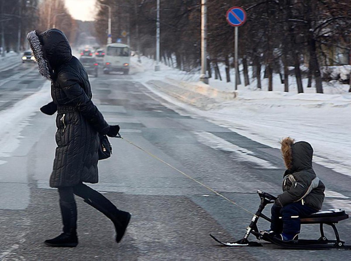 Пешеходы зимой