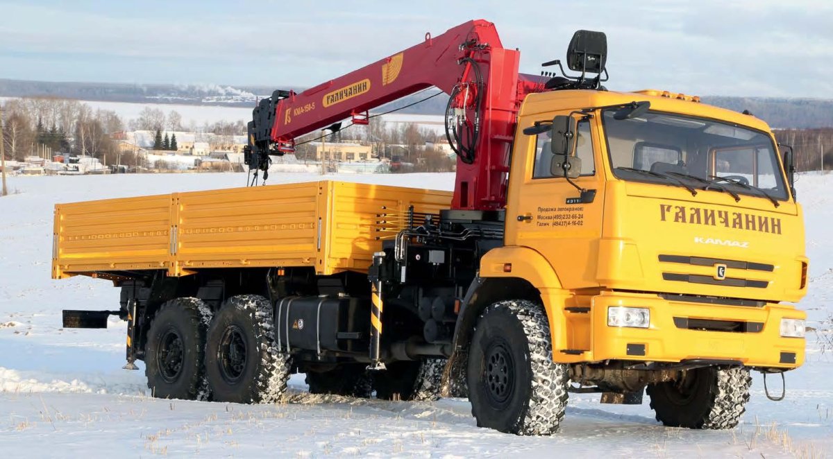 Бортовой КАМАЗ 43118 С КМУ-150 Галичанин