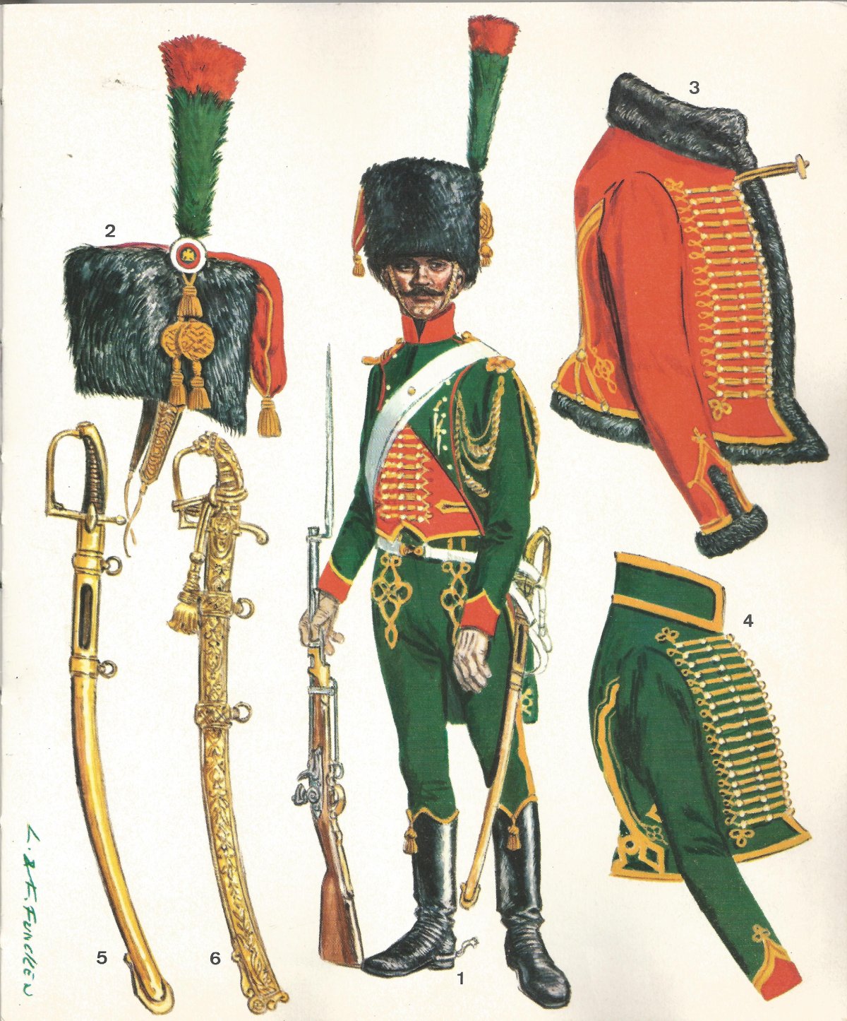 Гусарская форма 1812 года