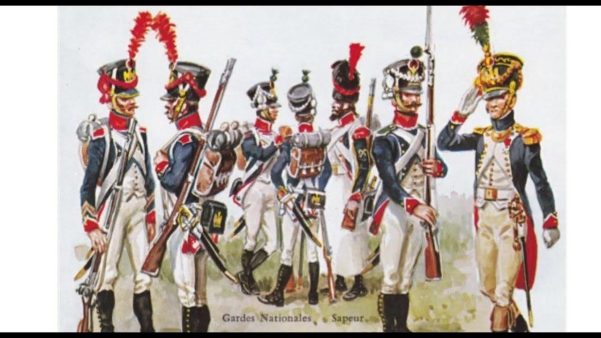 Молодая гвардия Наполеона униформа 1812