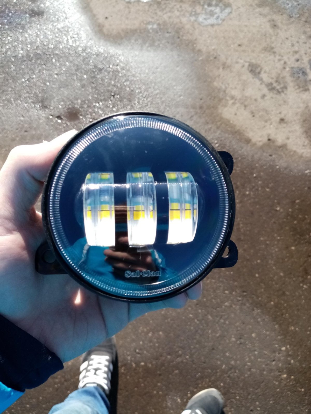 Kia Spectra led ПТФ
