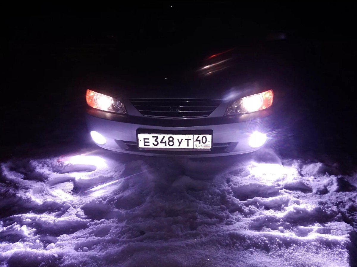 Led ПТФ Киа спектра