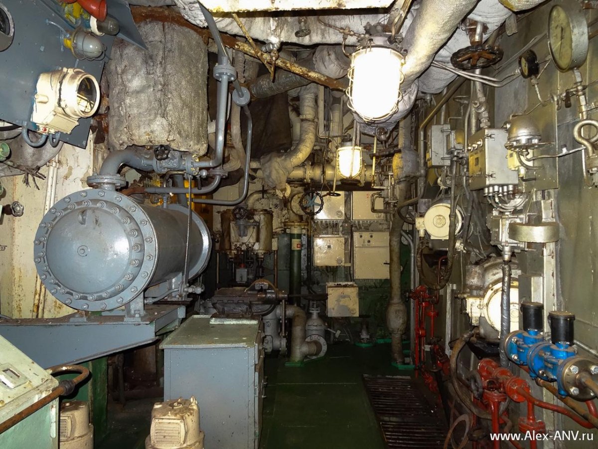 Ледокол Ангара машинное отделение