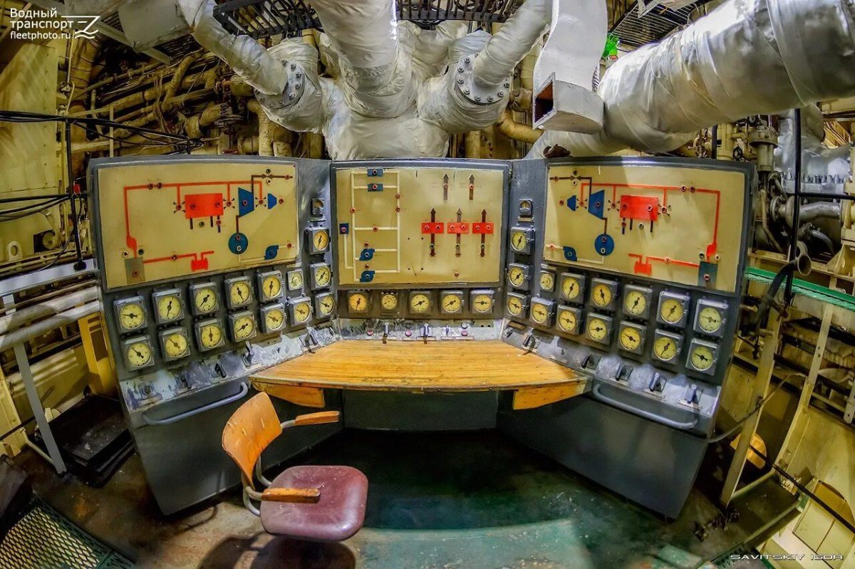Ледокол Красин машинное отделение