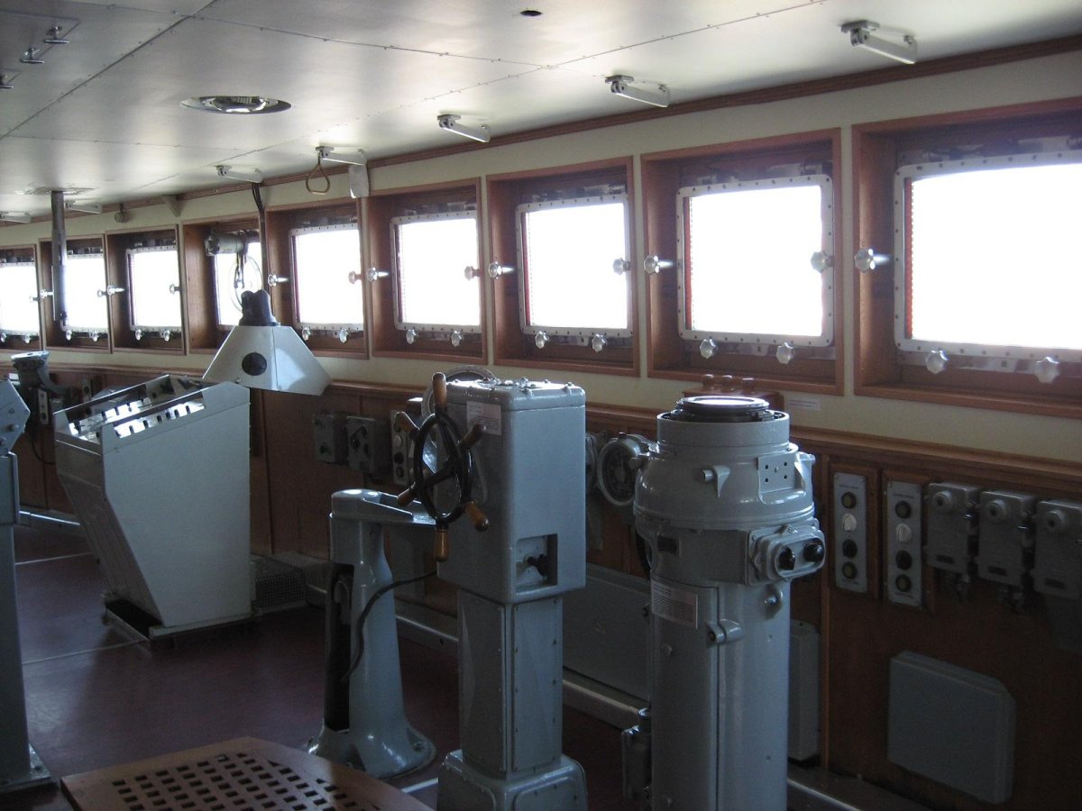 Рулевая рубка ледокол Красин