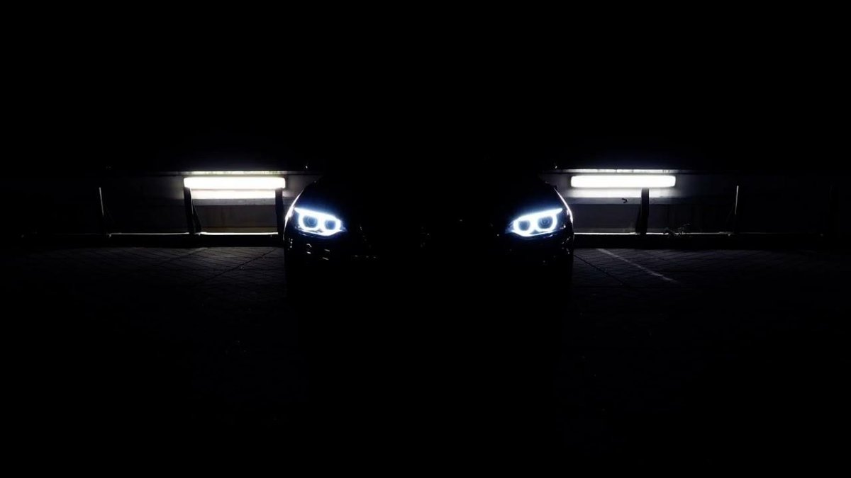 BMW m5 f10 в темноте