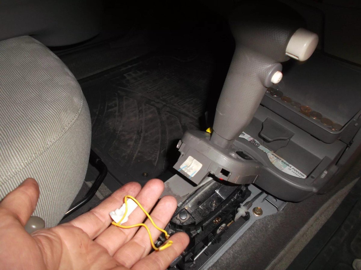 Кнопка овердрайв на АКПП Хендай Гетц