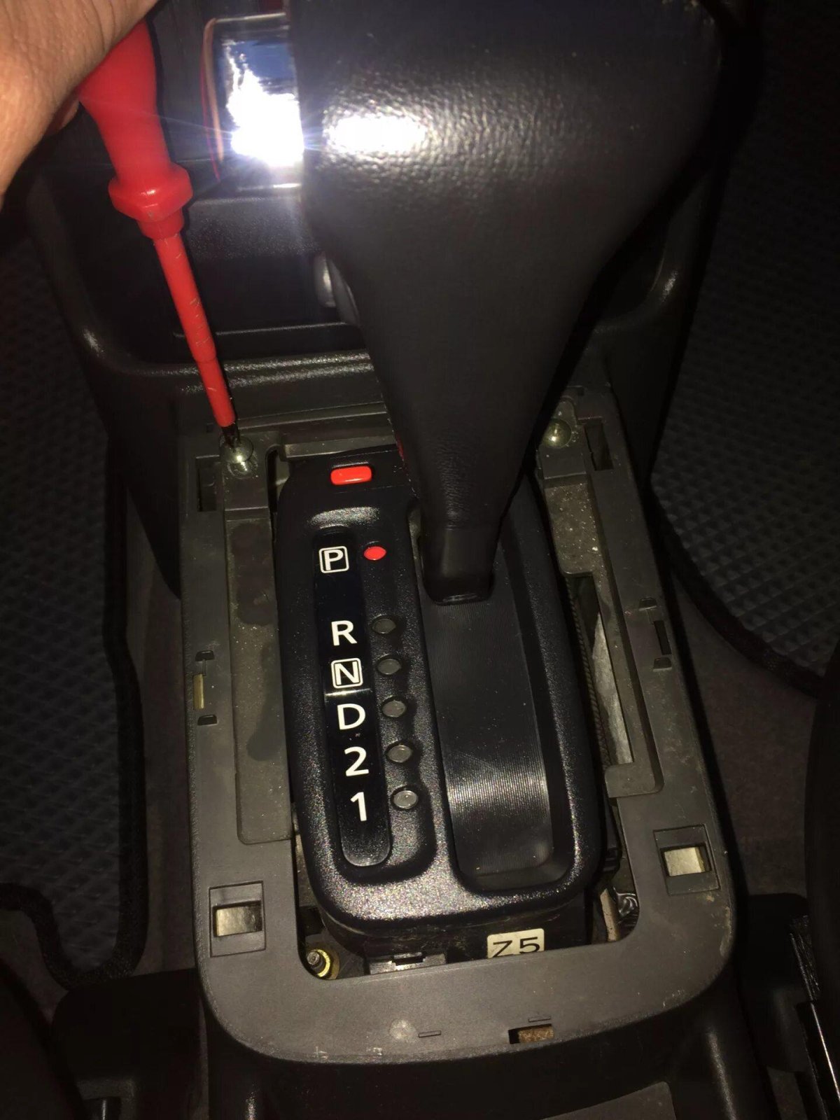 Подсветка АКПП Nissan x-Trail t31