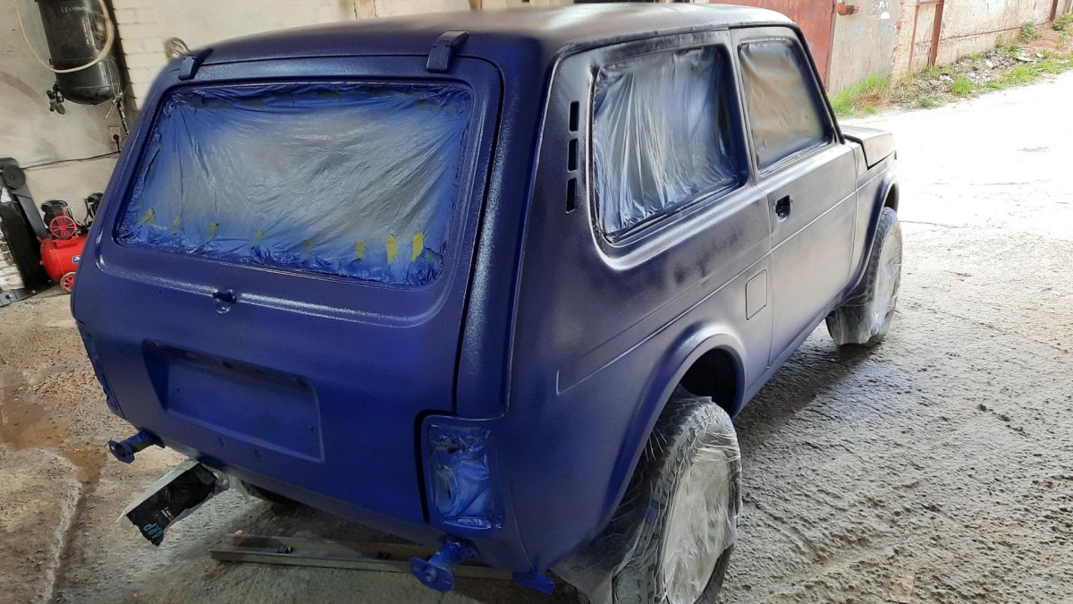 Цвет океан ВАЗ Нива