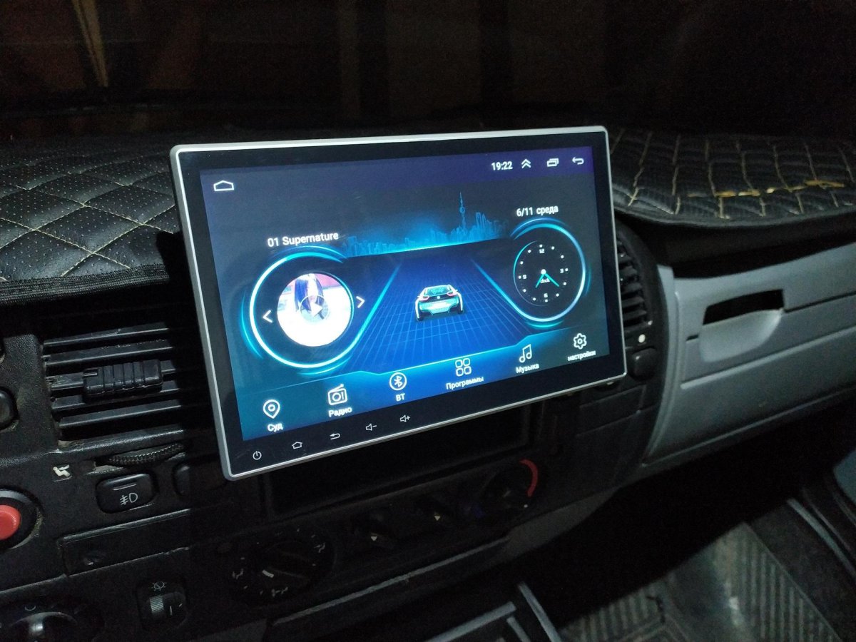 Автомагнитола 10 дюймов андроид Газель Некст