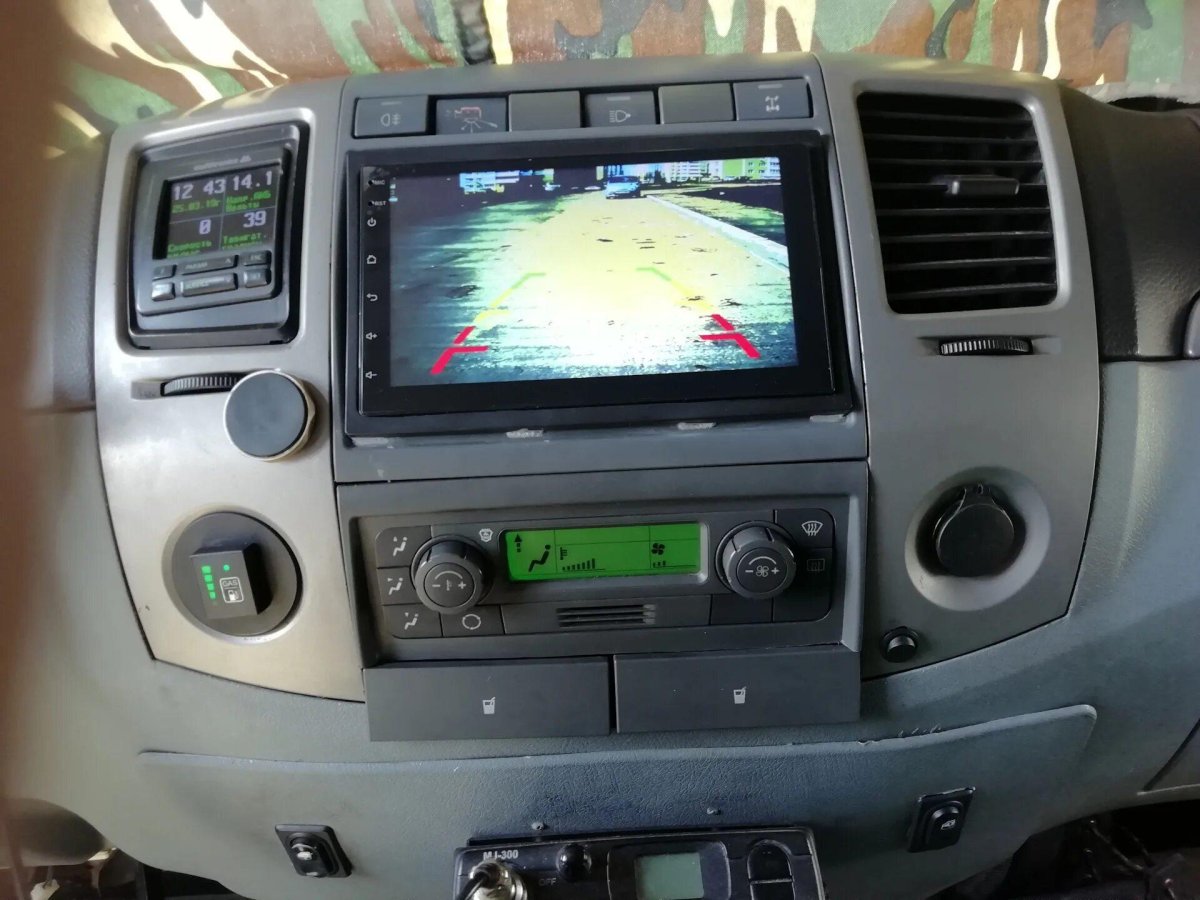 Штатная магнитола Газель Некст 2din