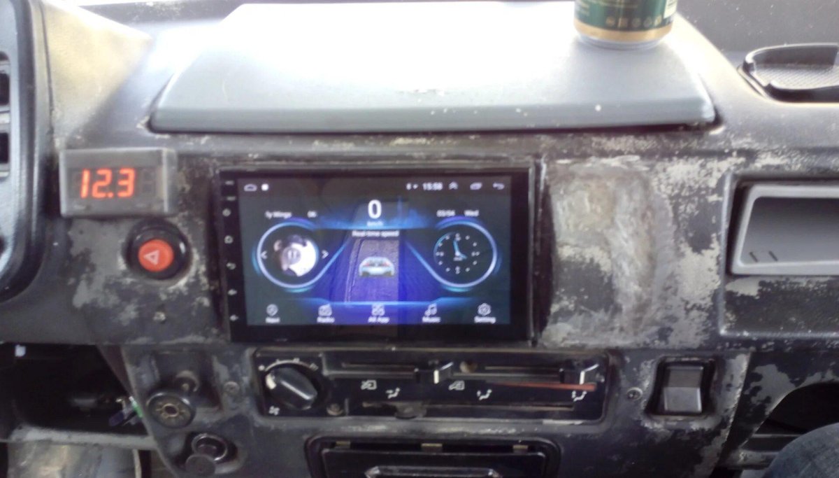 Магнитола с экраном на Газель 3302