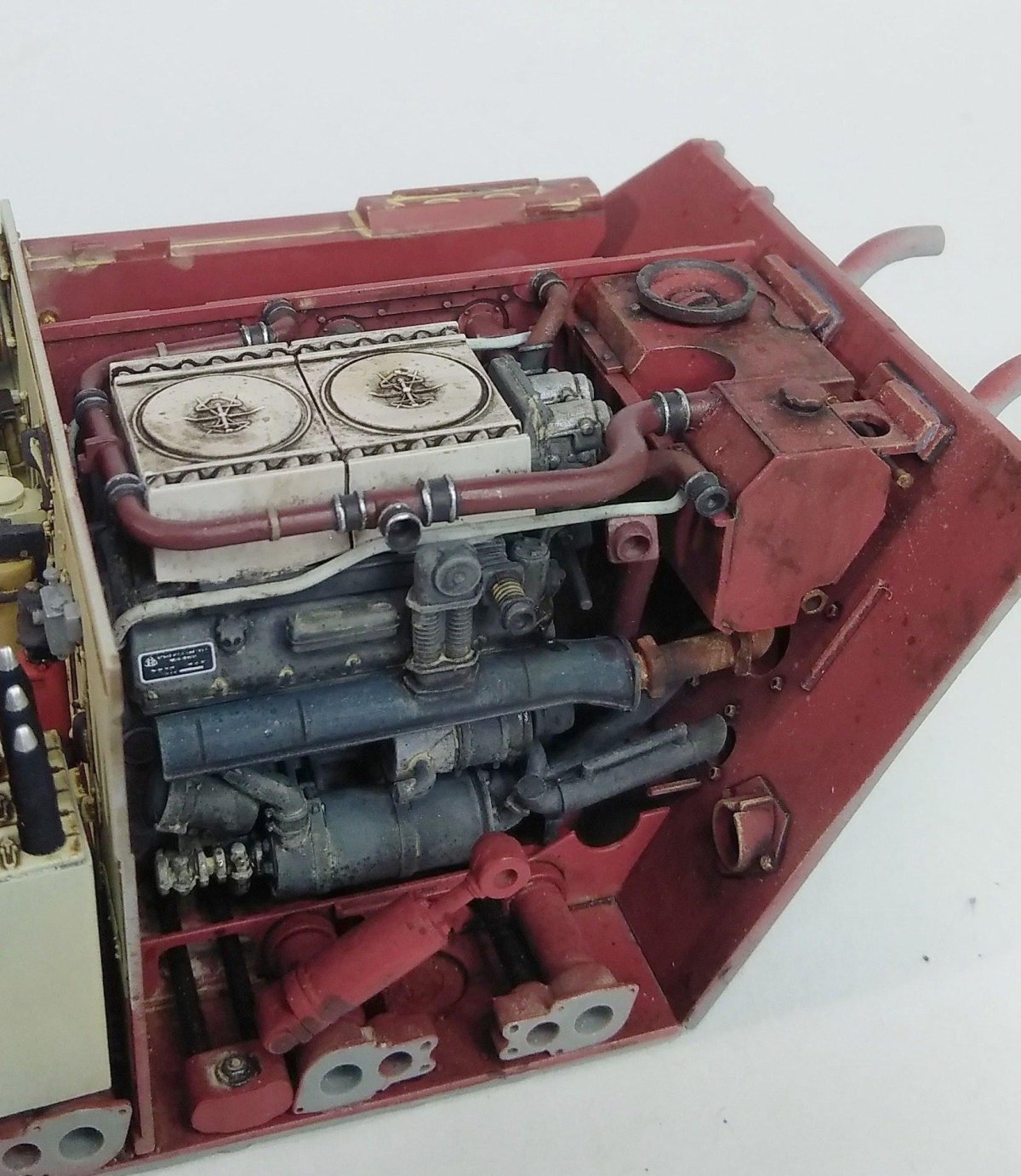 Моторное отделение танка пантера